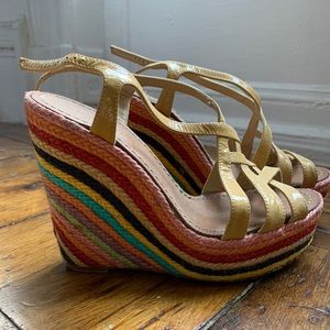 Kate Spade Rainbow Wedge
